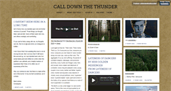 Desktop Screenshot of calldownthethunder.tumblr.com