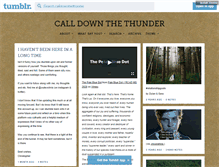 Tablet Screenshot of calldownthethunder.tumblr.com