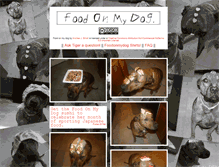 Tablet Screenshot of foodonmydog.tumblr.com