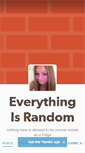 Mobile Screenshot of everything-is-random.tumblr.com