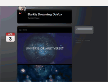 Tablet Screenshot of duvox.tumblr.com