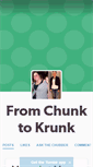 Mobile Screenshot of fromchunktokrunk.tumblr.com