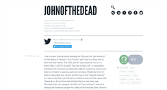 Desktop Screenshot of johnofthedead.tumblr.com