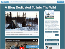 Tablet Screenshot of fuckyeah-into-the-wild.tumblr.com