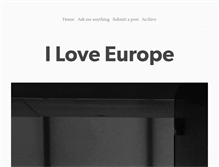 Tablet Screenshot of iloveeurope.tumblr.com