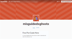 Desktop Screenshot of misguidedxghostx.tumblr.com