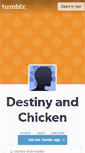 Mobile Screenshot of destiny-chicken.tumblr.com