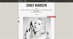 Desktop Screenshot of emily-marilyn.tumblr.com
