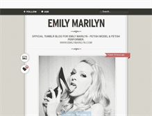 Tablet Screenshot of emily-marilyn.tumblr.com