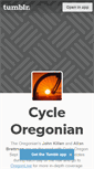 Mobile Screenshot of cycleoregonian.tumblr.com