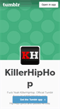 Mobile Screenshot of killerhiphop.tumblr.com