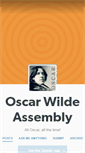 Mobile Screenshot of oscarwildeassembly.tumblr.com