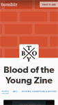 Mobile Screenshot of bloodoftheyoung.tumblr.com