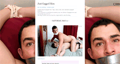 Desktop Screenshot of justgaggedmen.tumblr.com