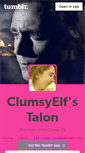 Mobile Screenshot of clumsyelf.tumblr.com