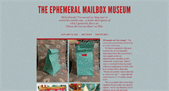 Desktop Screenshot of ephemeralmailbox.tumblr.com