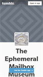 Mobile Screenshot of ephemeralmailbox.tumblr.com