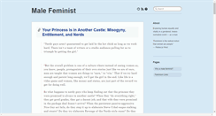 Desktop Screenshot of malefeminist.tumblr.com
