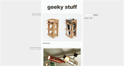 Desktop Screenshot of geekystuff.tumblr.com