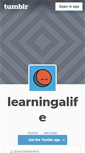 Mobile Screenshot of learningalife.tumblr.com