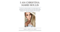 Desktop Screenshot of christinamariehollis.tumblr.com