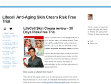 Tablet Screenshot of lifecellantiagingcream.tumblr.com