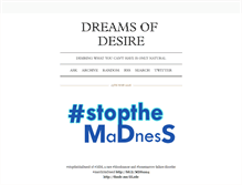 Tablet Screenshot of dreamsofdesire.tumblr.com