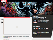 Tablet Screenshot of marvelentertainment.tumblr.com