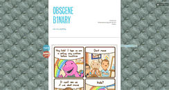 Desktop Screenshot of obscenebinary.tumblr.com