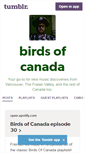 Mobile Screenshot of birdsofcanada.tumblr.com