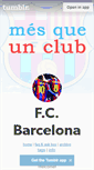 Mobile Screenshot of barcelonafc.tumblr.com