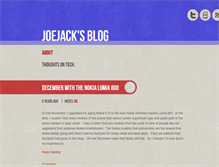 Tablet Screenshot of j0ejack.tumblr.com
