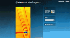 Desktop Screenshot of hlooman.tumblr.com