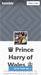 Mobile Screenshot of myprinceharry.tumblr.com