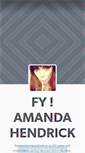 Mobile Screenshot of fyamandahendrick.tumblr.com