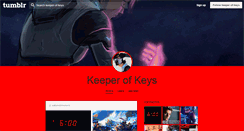 Desktop Screenshot of keeper-of-keys.tumblr.com