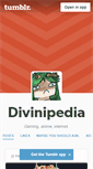 Mobile Screenshot of divinipedia.tumblr.com