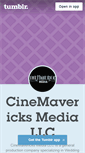 Mobile Screenshot of cinemavericksmedia.tumblr.com