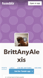 Mobile Screenshot of brittanyalexis4.tumblr.com