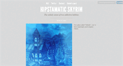 Desktop Screenshot of hipstamaticskyrim.tumblr.com