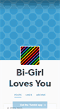 Mobile Screenshot of bi-girllovesyou.tumblr.com
