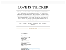 Tablet Screenshot of loveisthicker.tumblr.com