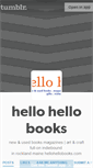 Mobile Screenshot of hellohellobooks.tumblr.com