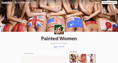Desktop Screenshot of paintedwomen.tumblr.com