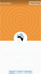 Mobile Screenshot of homeisfortheheartless.tumblr.com