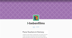Desktop Screenshot of l-bebenfilms.tumblr.com
