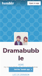 Mobile Screenshot of kdramabubble.tumblr.com