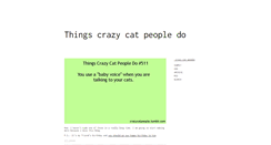 Desktop Screenshot of crazycatpeople.tumblr.com