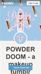 Mobile Screenshot of powderdoom.tumblr.com