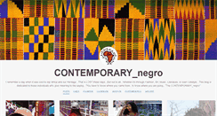 Desktop Screenshot of contemporarynegro.tumblr.com